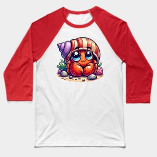 Cute Hermit Crab Baseball T-Shirt